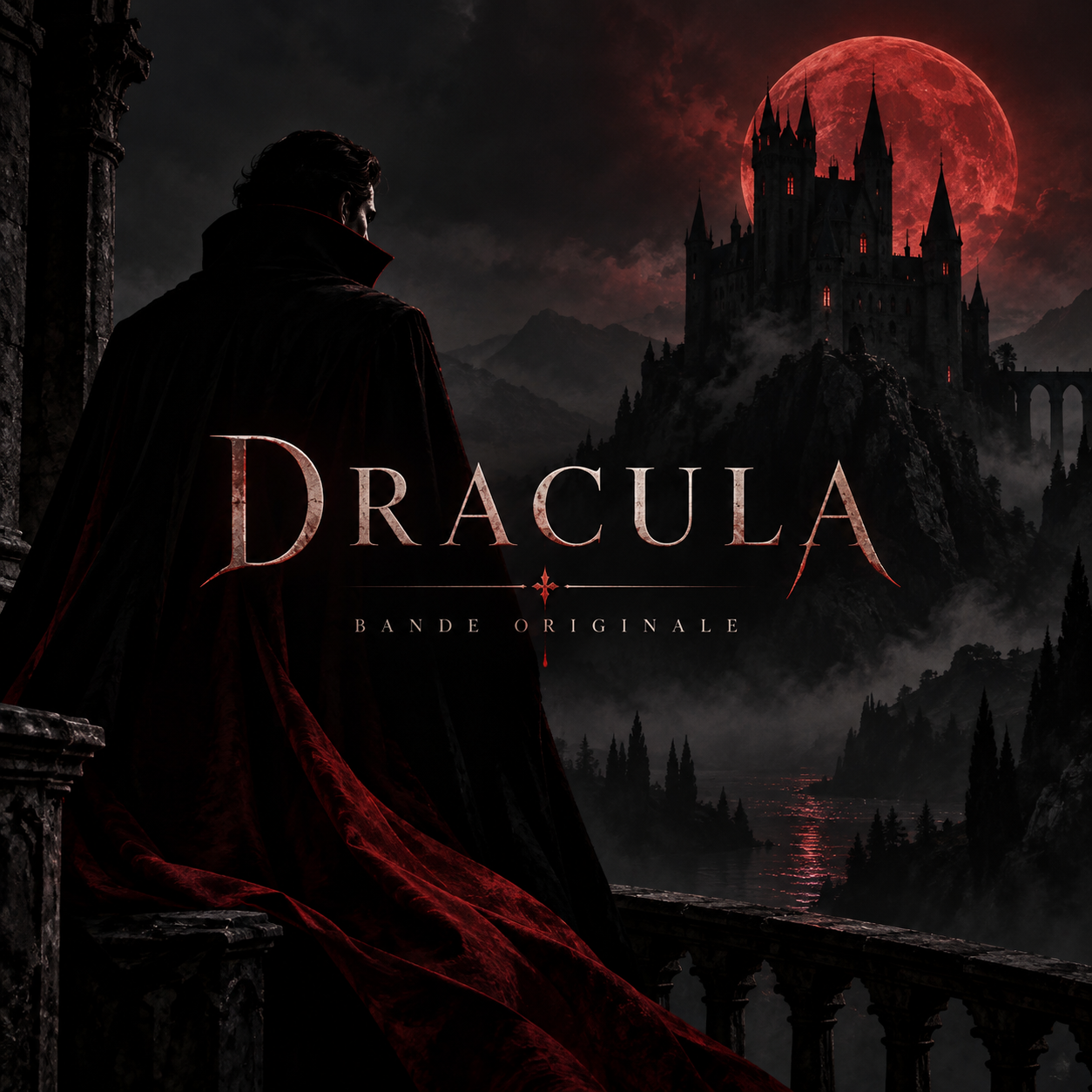 Pochette de Dracula — Bande originale des Improbables, par Miro Veyr
